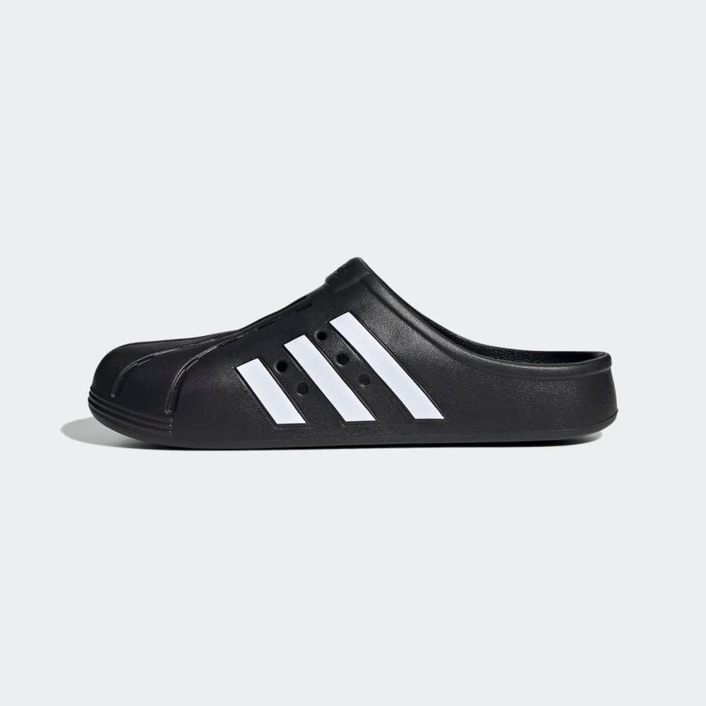 imageadidas Unisex Adult Adilette ClogsCore BlackWhiteCore Black
