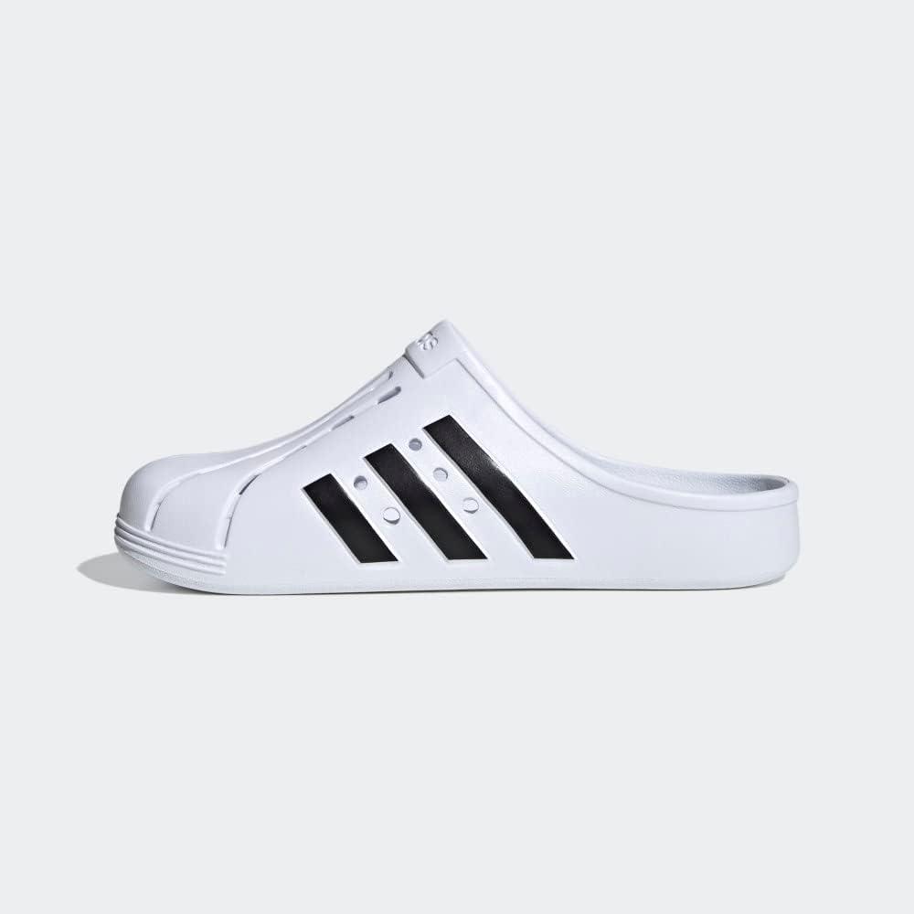 imageadidas Unisex Adult Adilette ClogsFootwear WhiteCore BlackFootwear White