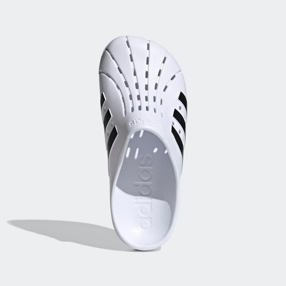 imageadidas Unisex Adult Adilette ClogsFootwear WhiteCore BlackFootwear White