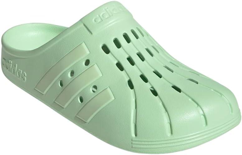 imageadidas Unisex Adult Adilette ClogsSemi Green SparkSemi Green SparkSemi Green Spark