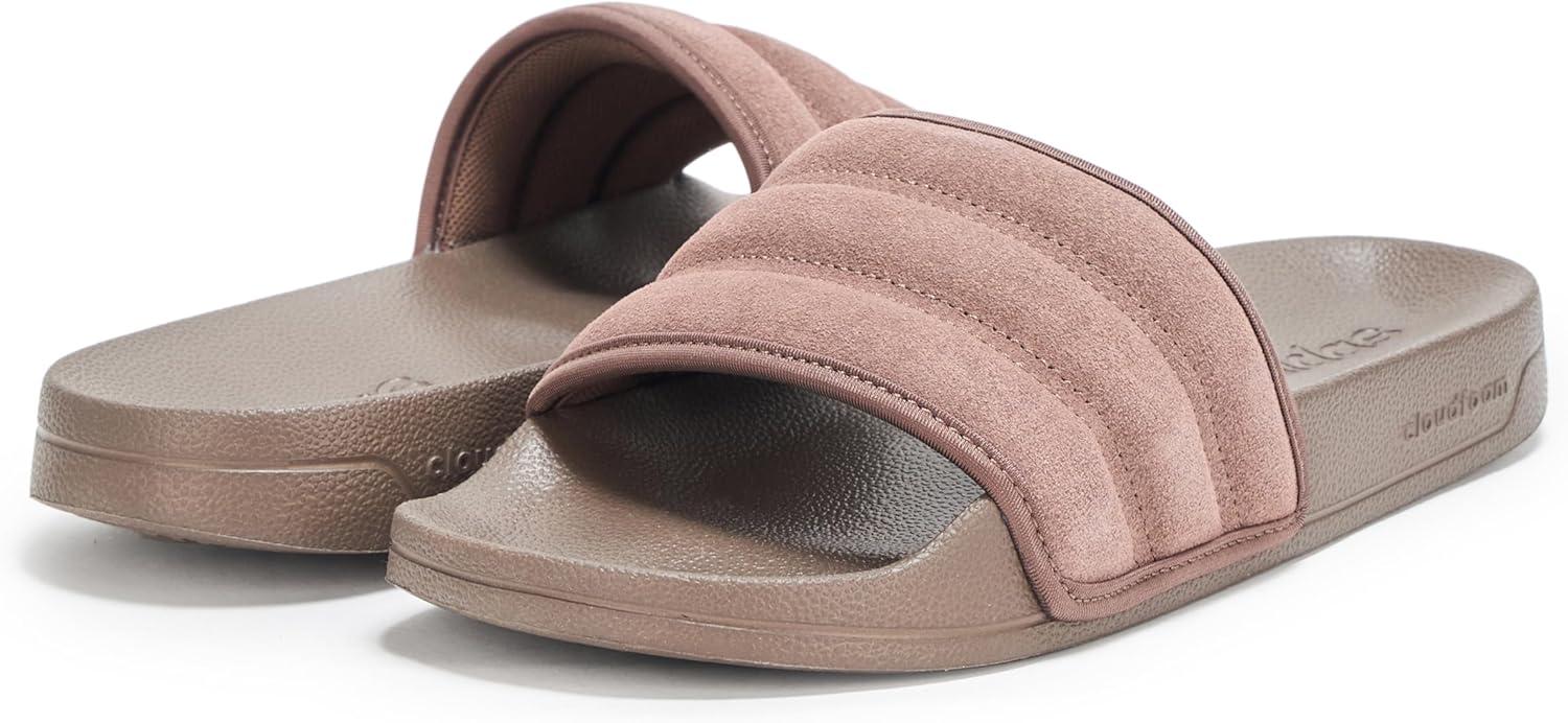 imageadidas Unisex Adult Adilette Shower Slip On SlidesEarth StrataEarth StrataEarth Strata