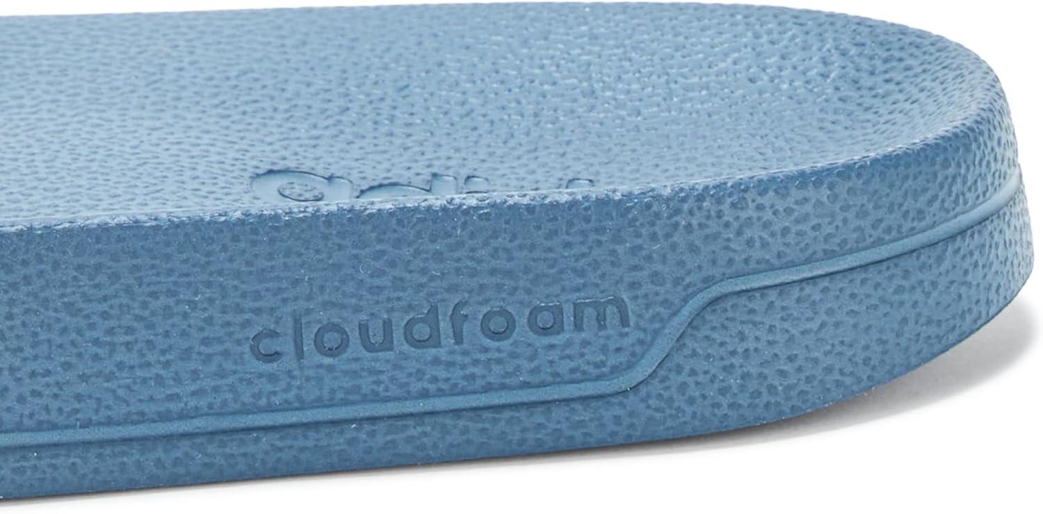 imageadidas Unisex Adult Adilette Shower Slip On SlidesWhiteBetter ScarletTeam Navy Blue