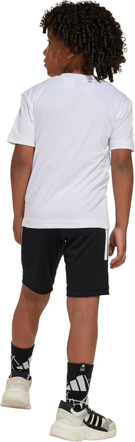 imageadidas Unisex Kids Marvel SpiderMan TShirt SetSpidermanWhiteBlack