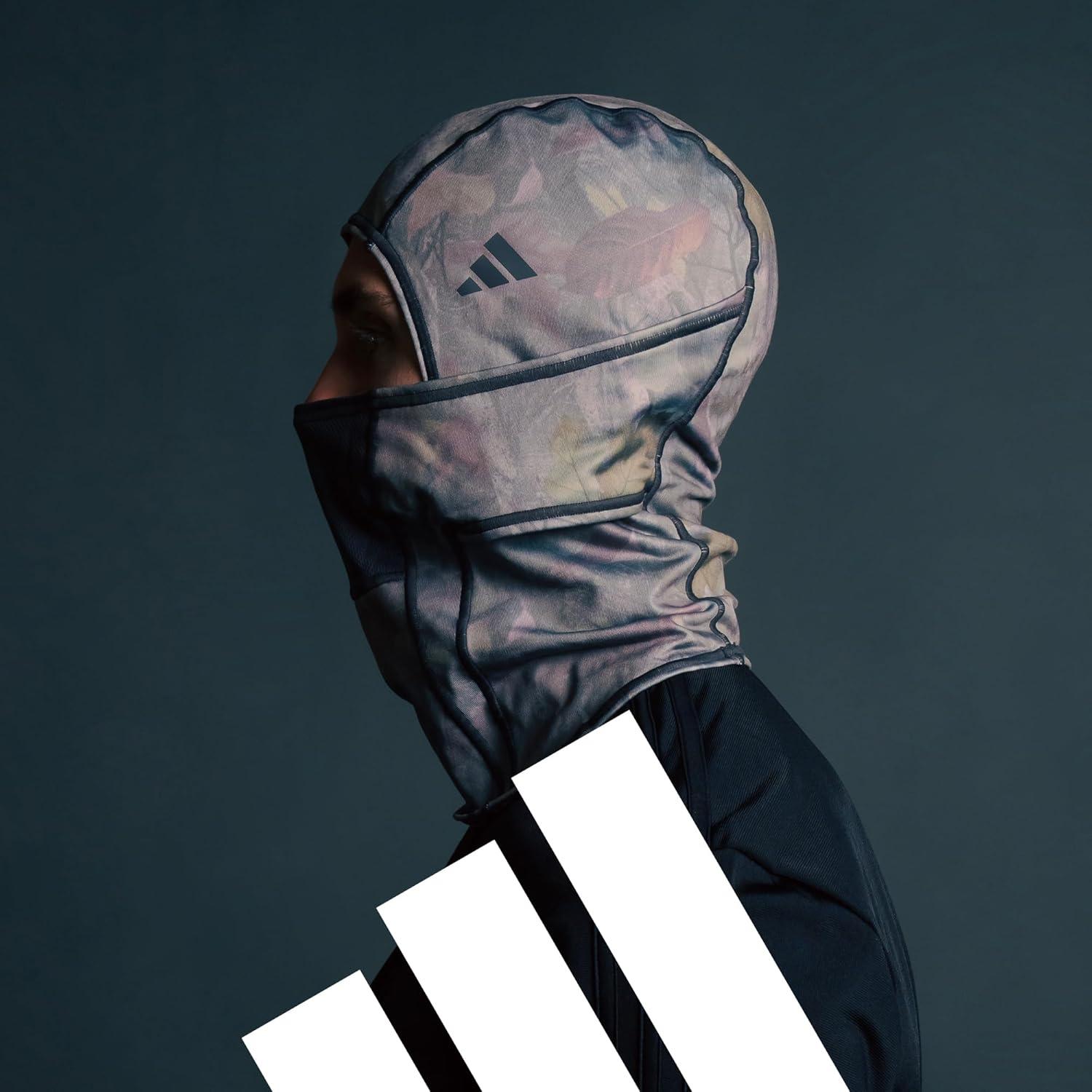 imageadidas UnisexAdult Alphaskin Balaclava Ski Mask Athletic Face Cover ShiestyTree Camo AluminaGrey Six