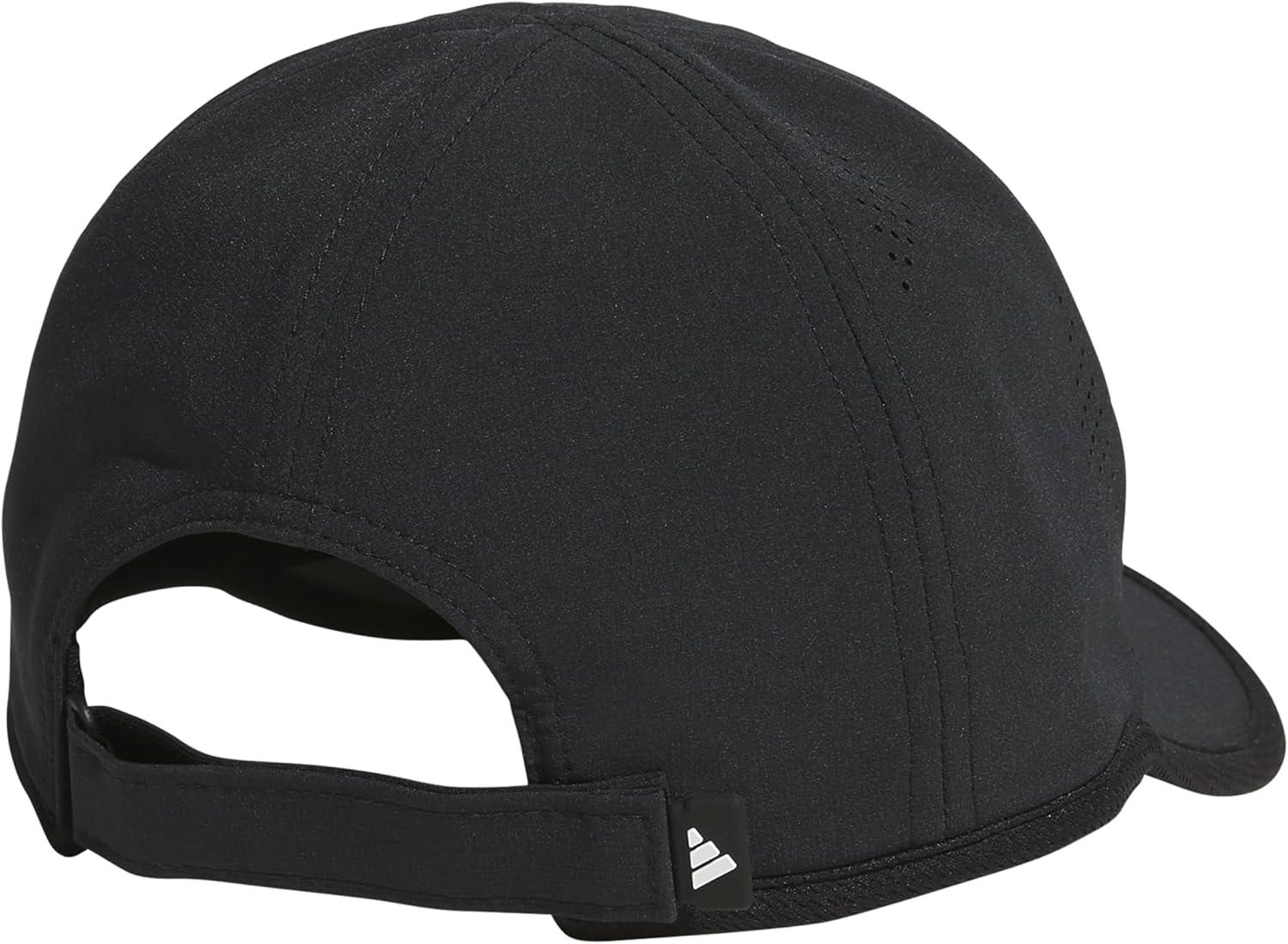 imageadidas UnisexAdult Superlite Hat Lightweight Athletic Cap for Boys ampamp GirlsBlackWhite