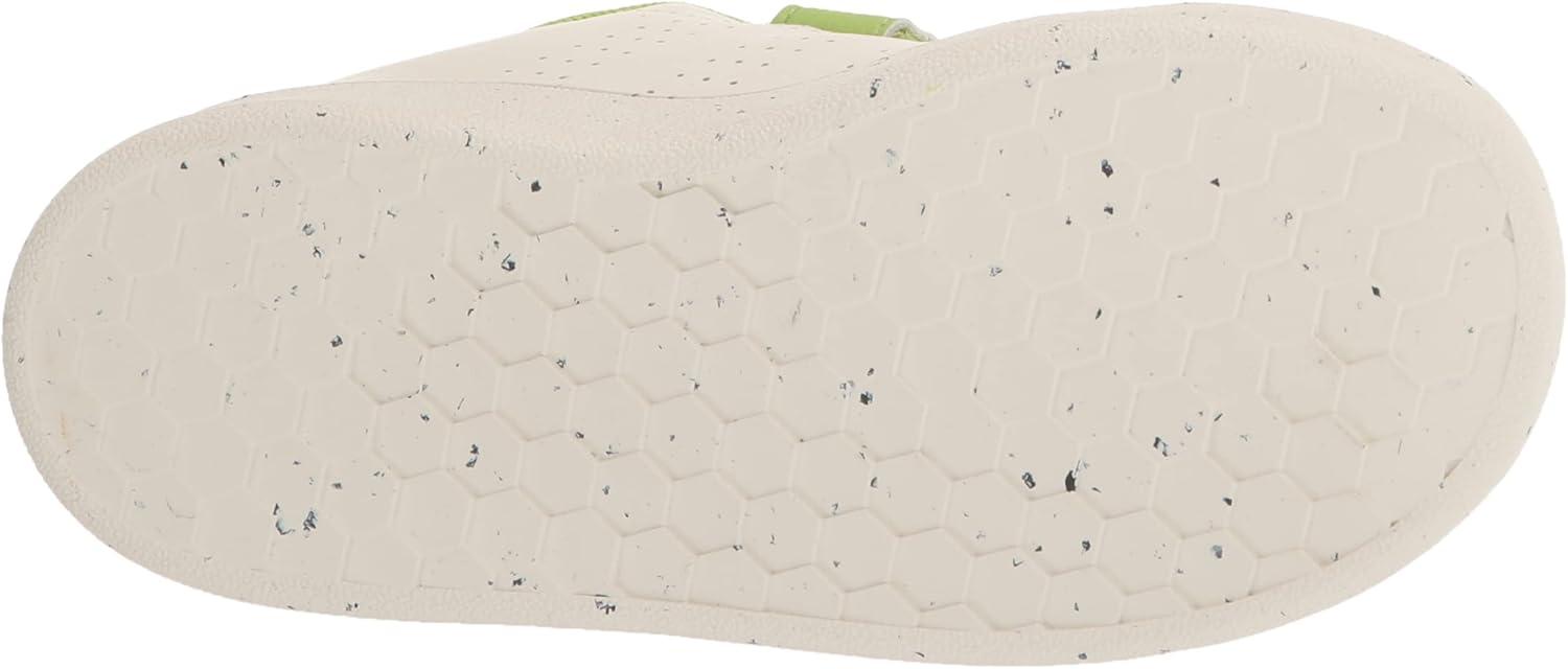 imageadidas UnisexChild Advantage Tennis ShoeOff WhiteStill GreenFtwr White Muppets Cross Strap