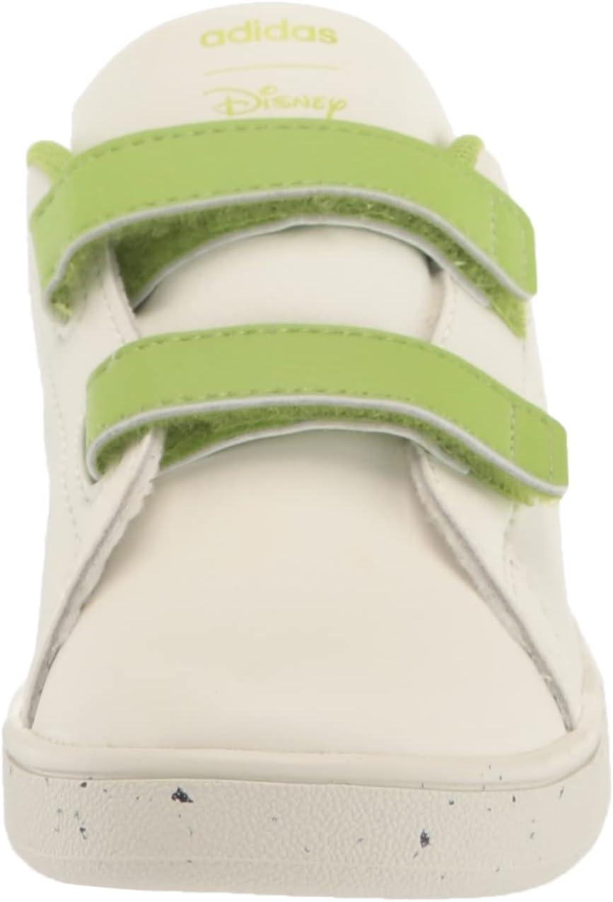 imageadidas UnisexChild Advantage Tennis ShoeOff WhiteStill GreenFtwr White Muppets Cross Strap