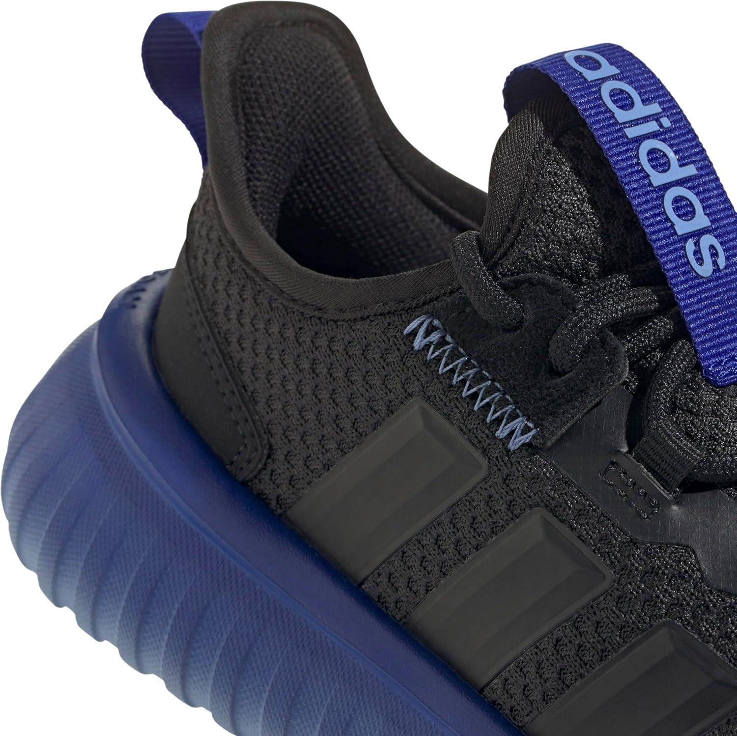 imageadidas UnisexChild Kaptir 40BlackLucid BlueBlue Fusion