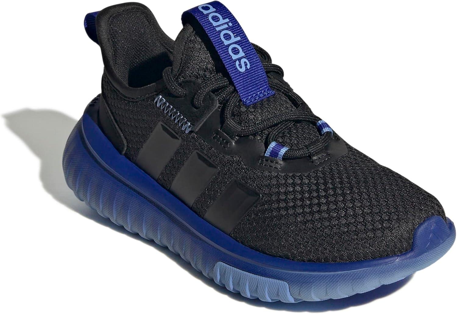 imageadidas UnisexChild Kaptir 40BlackLucid BlueBlue Fusion