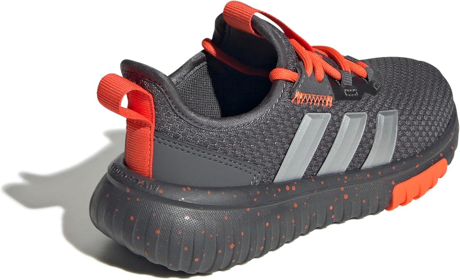 imageadidas UnisexChild Kaptir 40GreyMatte SilverImpact Orange