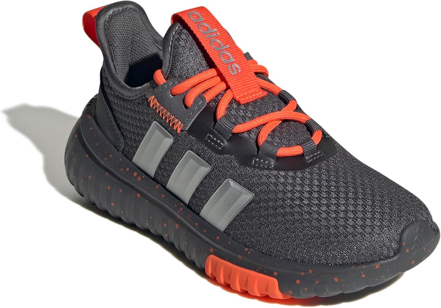 imageadidas UnisexChild Kaptir 40GreyMatte SilverImpact Orange