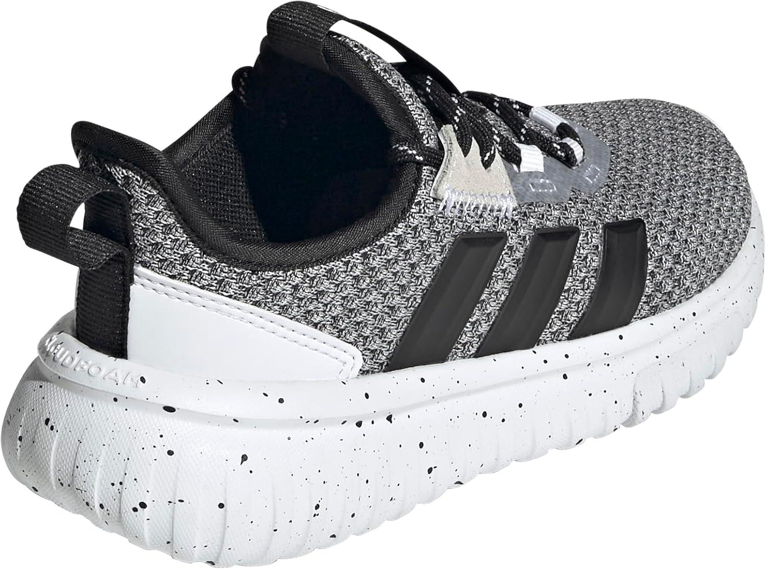 imageadidas UnisexChild Kaptir 40WhiteBlackWhite