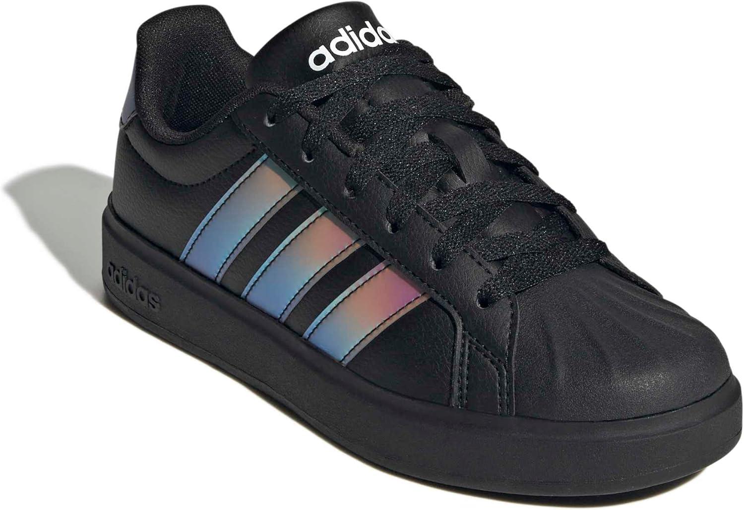 imageadidas UnisexChild StreettalkBlackIridescentWhite