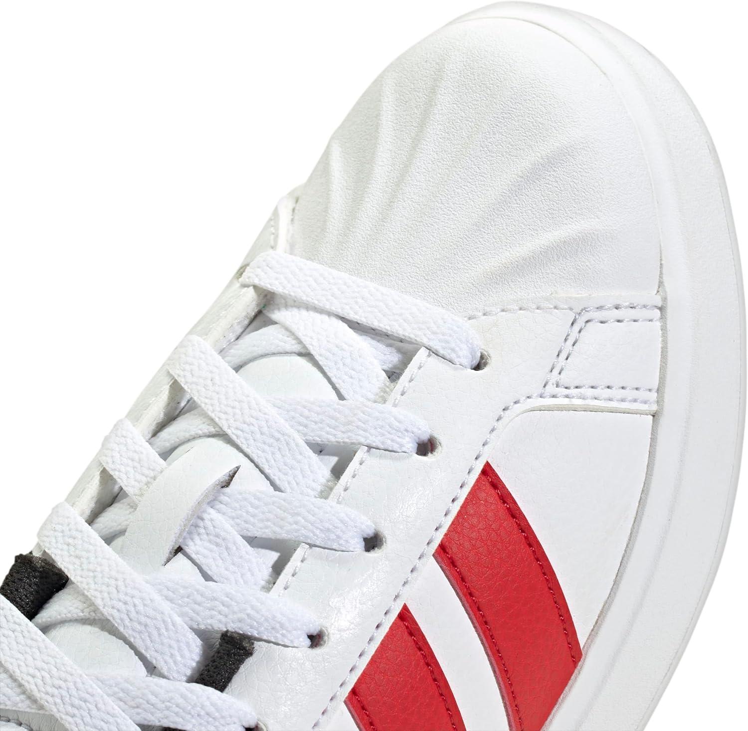 imageadidas UnisexChild StreettalkWhiteBetter ScarletBlack