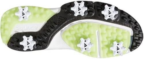 imageadidas UnisexChild Tour360 Little KidBig Kid Golf ShoeCore BlackFootwear WhitePulse Lime
