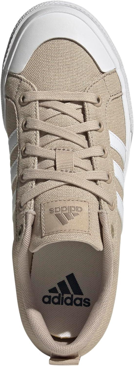 imageadidas Womens Bravada 20 Platform SneakerClay BrownWhiteCyber Metallic