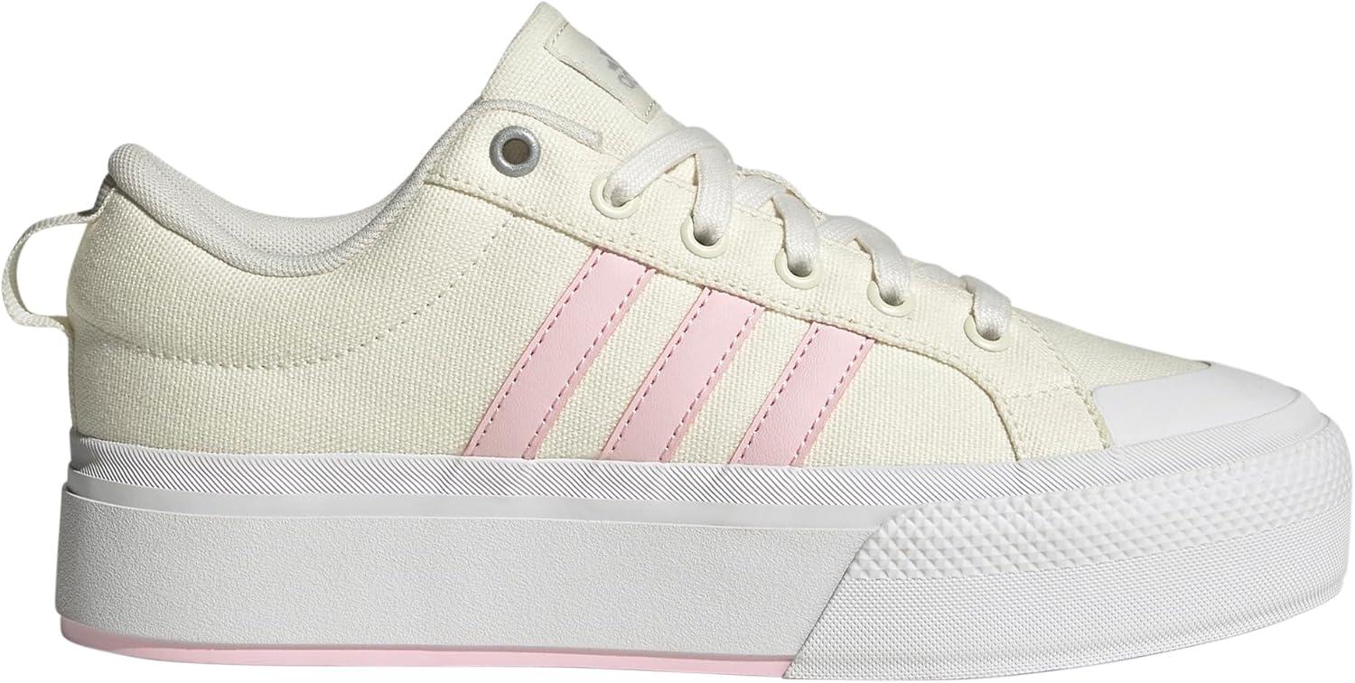 imageadidas Womens Bravada 20 Platform SneakerOff WhiteClear PinkWhite
