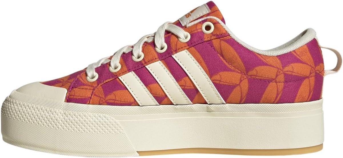 imageadidas Womens Bravada 20 Platform SneakerOwhiteOwhiteGum3