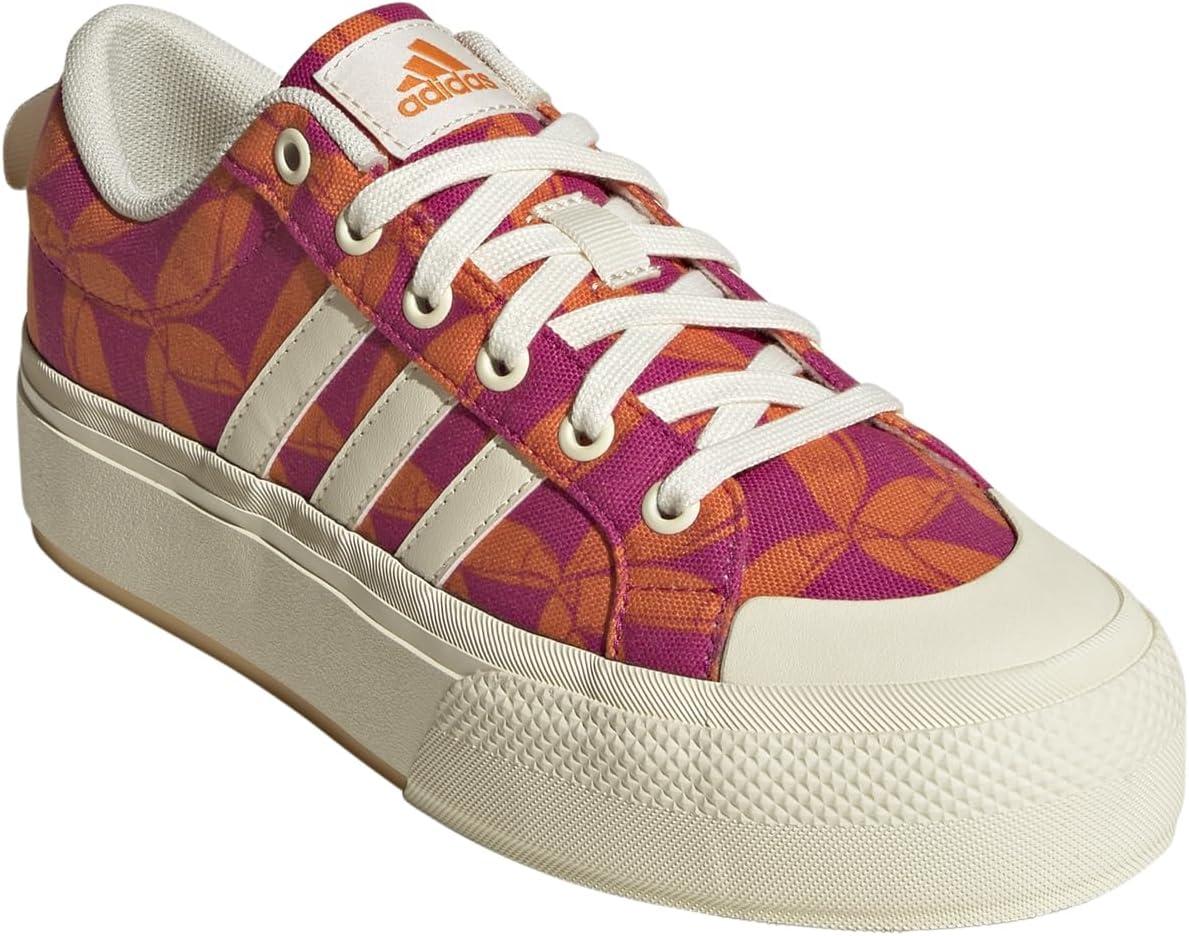 imageadidas Womens Bravada 20 Platform SneakerOwhiteOwhiteGum3