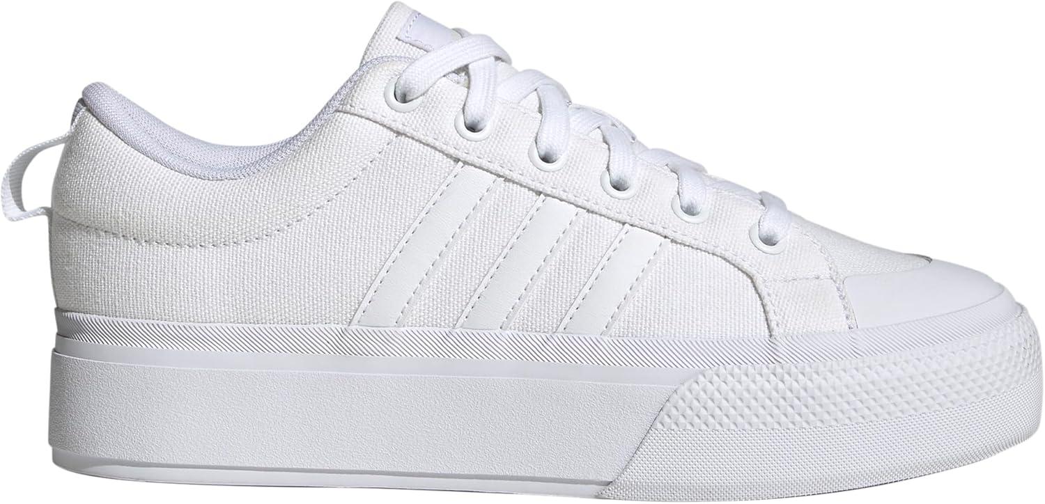 imageadidas Womens Bravada 20 Platform SneakerWhiteWhiteChalk WhiteWhite