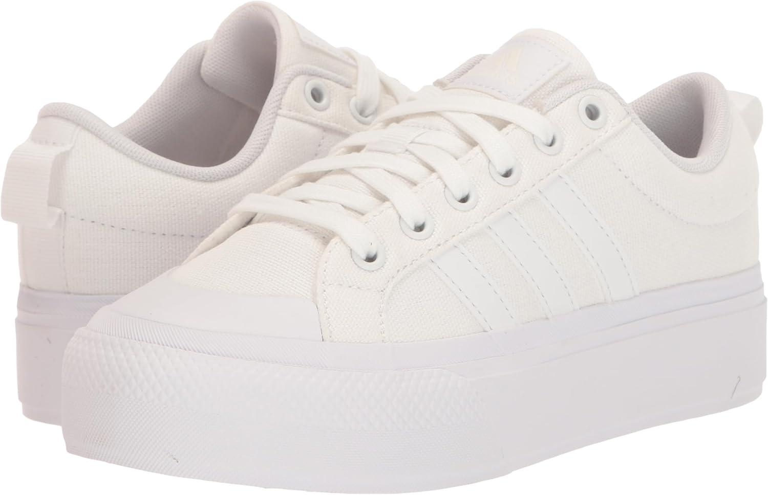 imageadidas Womens Bravada 20 Platform SneakerWhiteWhiteChalk WhiteWhite