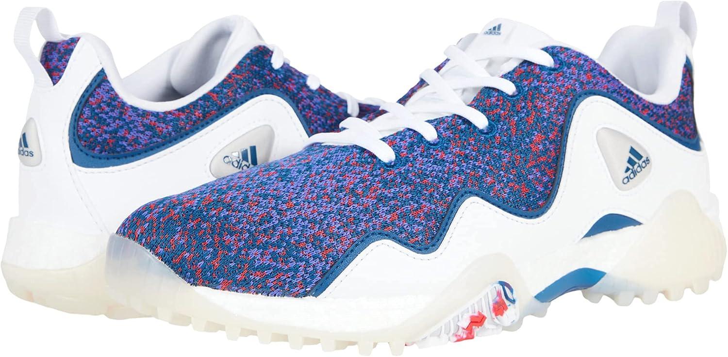 imageadidas Womens Codechaos 21 Primeblue Spikeless Golf ShoeFootwear WhiteLegend MarScarlet