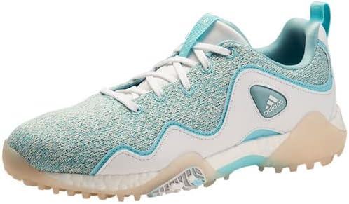 imageadidas Womens Codechaos 21 Primeblue Spikeless Golf ShoeHazy SkyFootwear WhiteLight Solid Grey