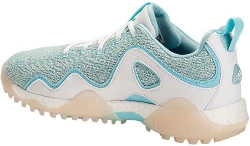 imageadidas Womens Codechaos 21 Primeblue Spikeless Golf ShoeHazy SkyFootwear WhiteLight Solid Grey