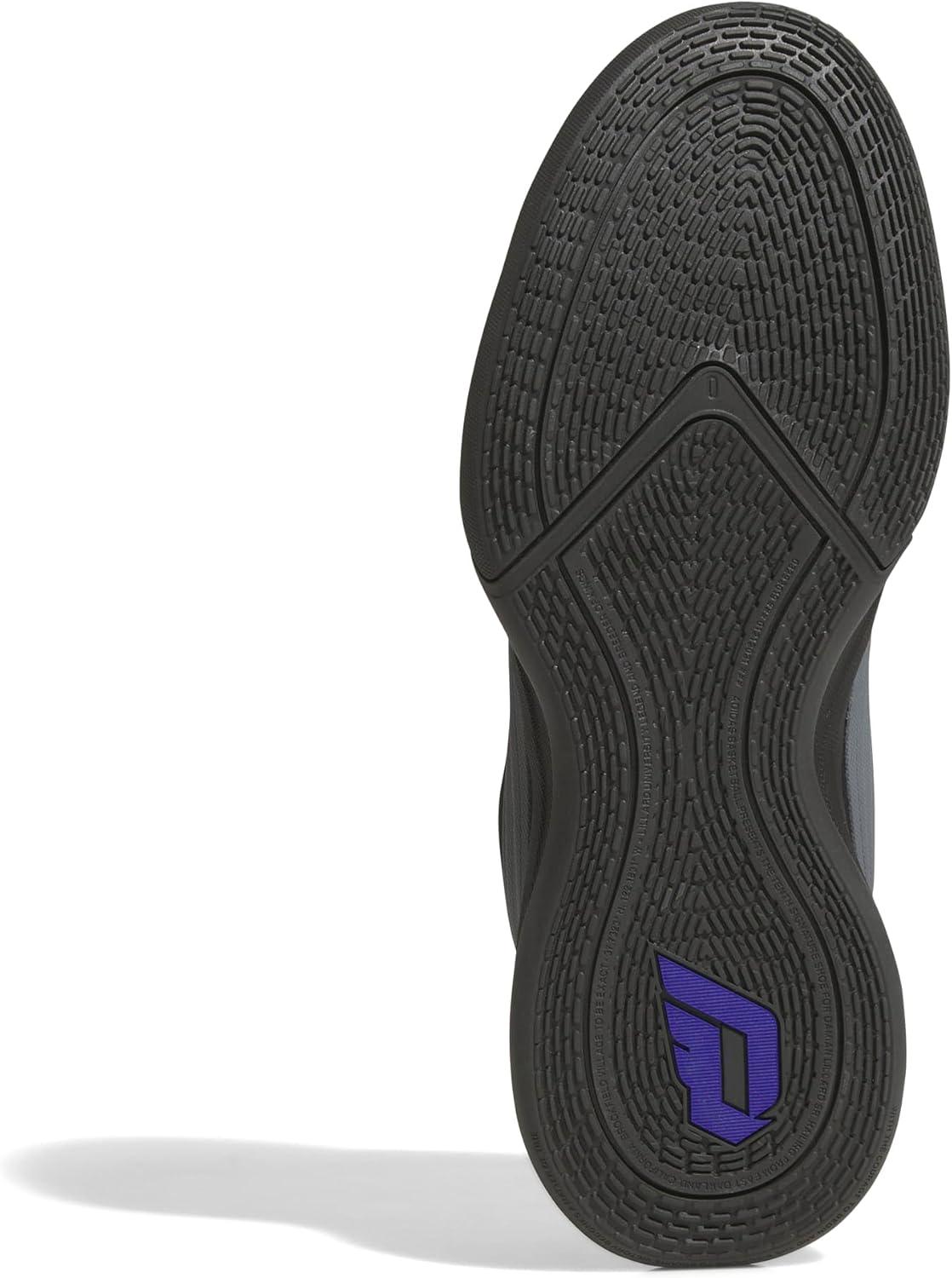 imageadidas Womens Dame X Basketball ShoesBlackIron MetallicLucid Blue