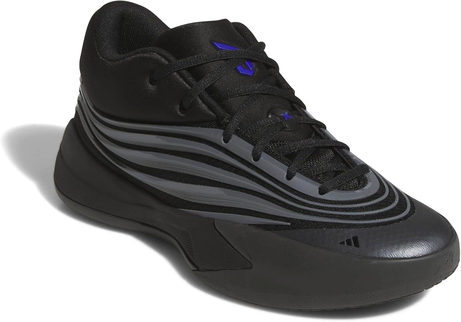 imageadidas Womens Dame X Basketball ShoesBlackIron MetallicLucid Blue