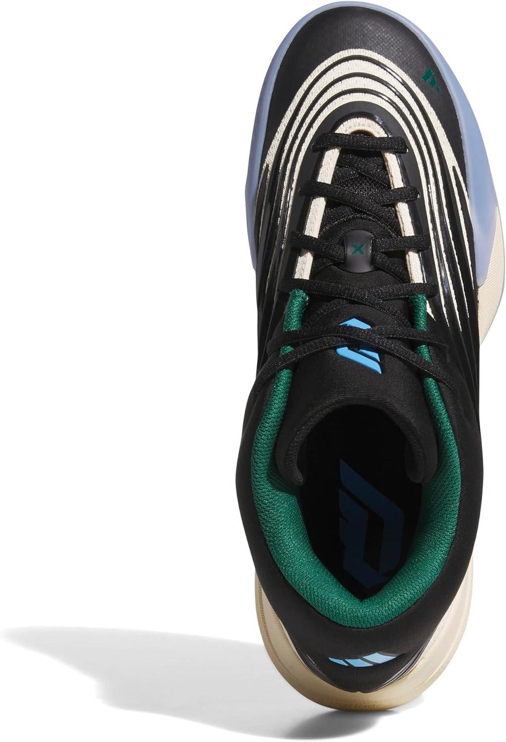 imageadidas Womens Dame X Basketball ShoesBlackWarm VanillaBlue Burst