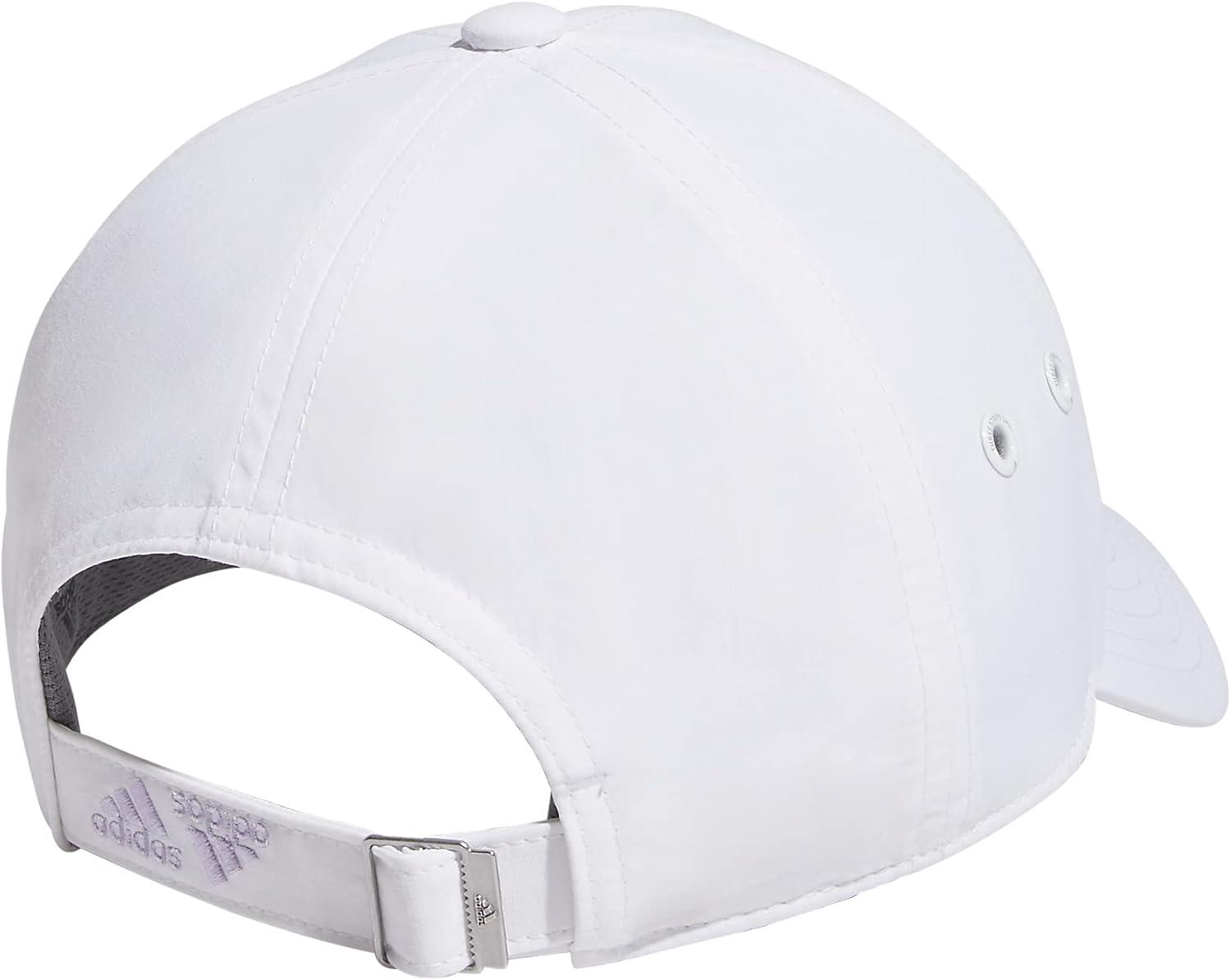 imageadidas Womens Influencer 3 Relaxed Strapback Adjustable Fit HatWhiteSilver Dawn Grey