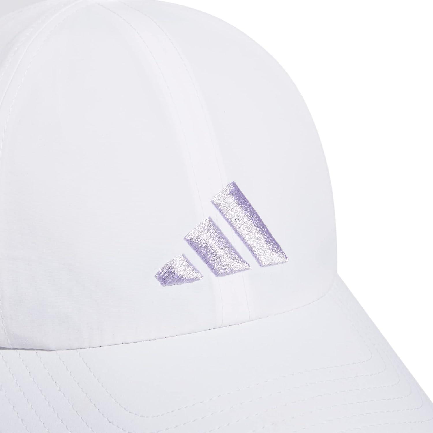 imageadidas Womens Influencer 3 Relaxed Strapback Adjustable Fit HatWhiteSilver Dawn Grey