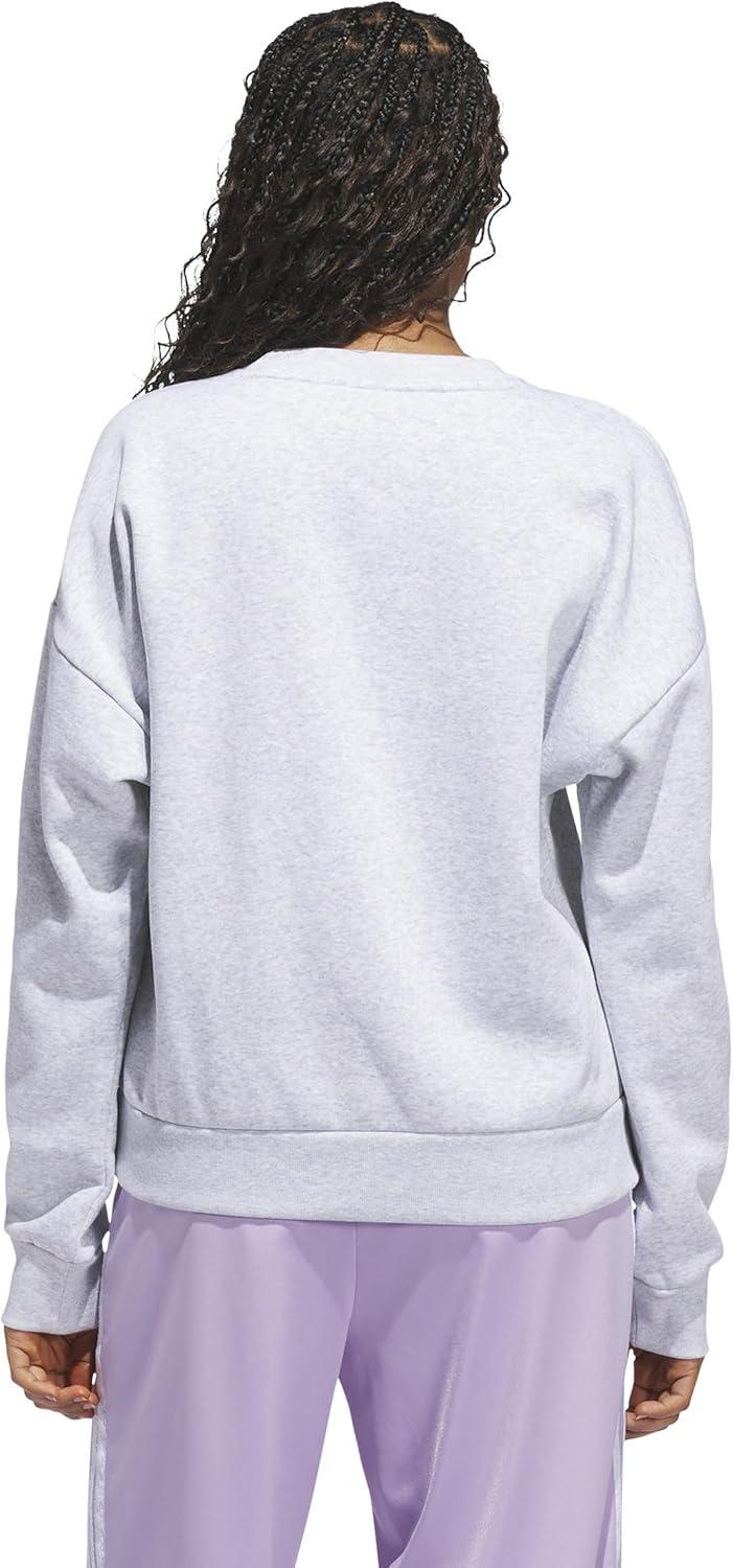 imageadidas Womens Seasonal Essentials Pearls Graphic SweatshirtLight Grey Heather