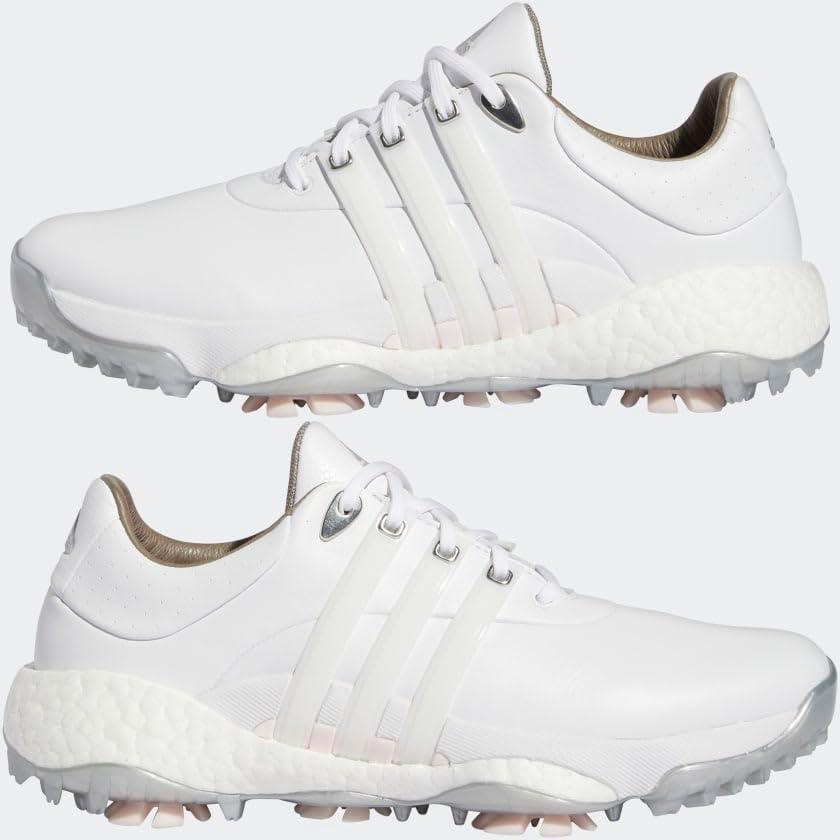 imageadidas Womens Tour 360 22 Golf ShoeFootwear WhiteFootwear WhiteAlmost Pink