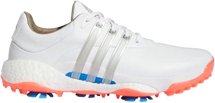 imageadidas Womens Tour 360 22 Golf ShoeFootwear WhiteSilver MetallicTurbo