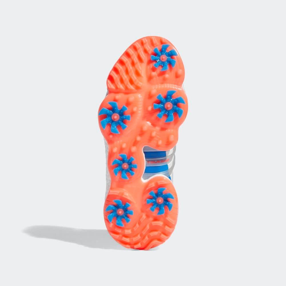 imageadidas Womens Tour 360 22 Golf ShoeFootwear WhiteSilver MetallicTurbo