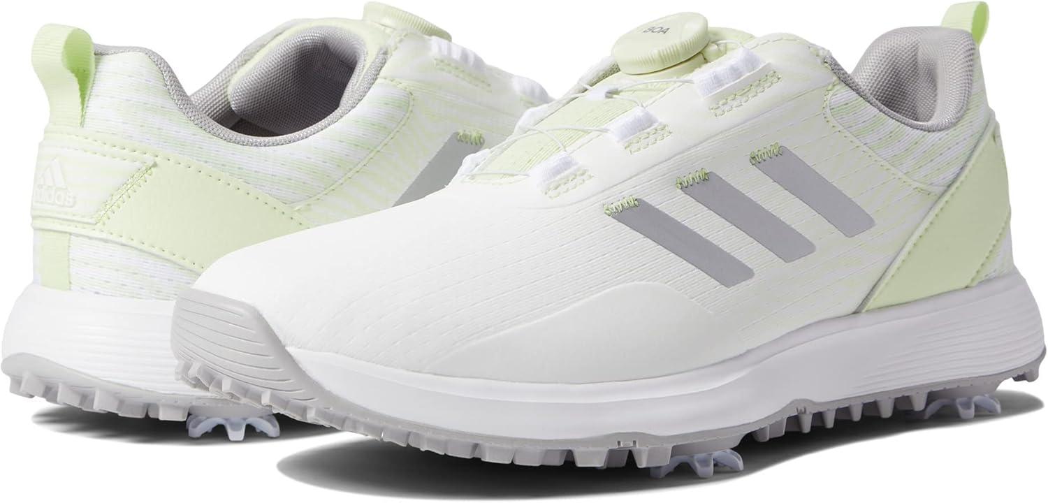 imageadidas Womens Tour 360 22 Golf ShoesAlmost LimeSilver MetallicFootwear White