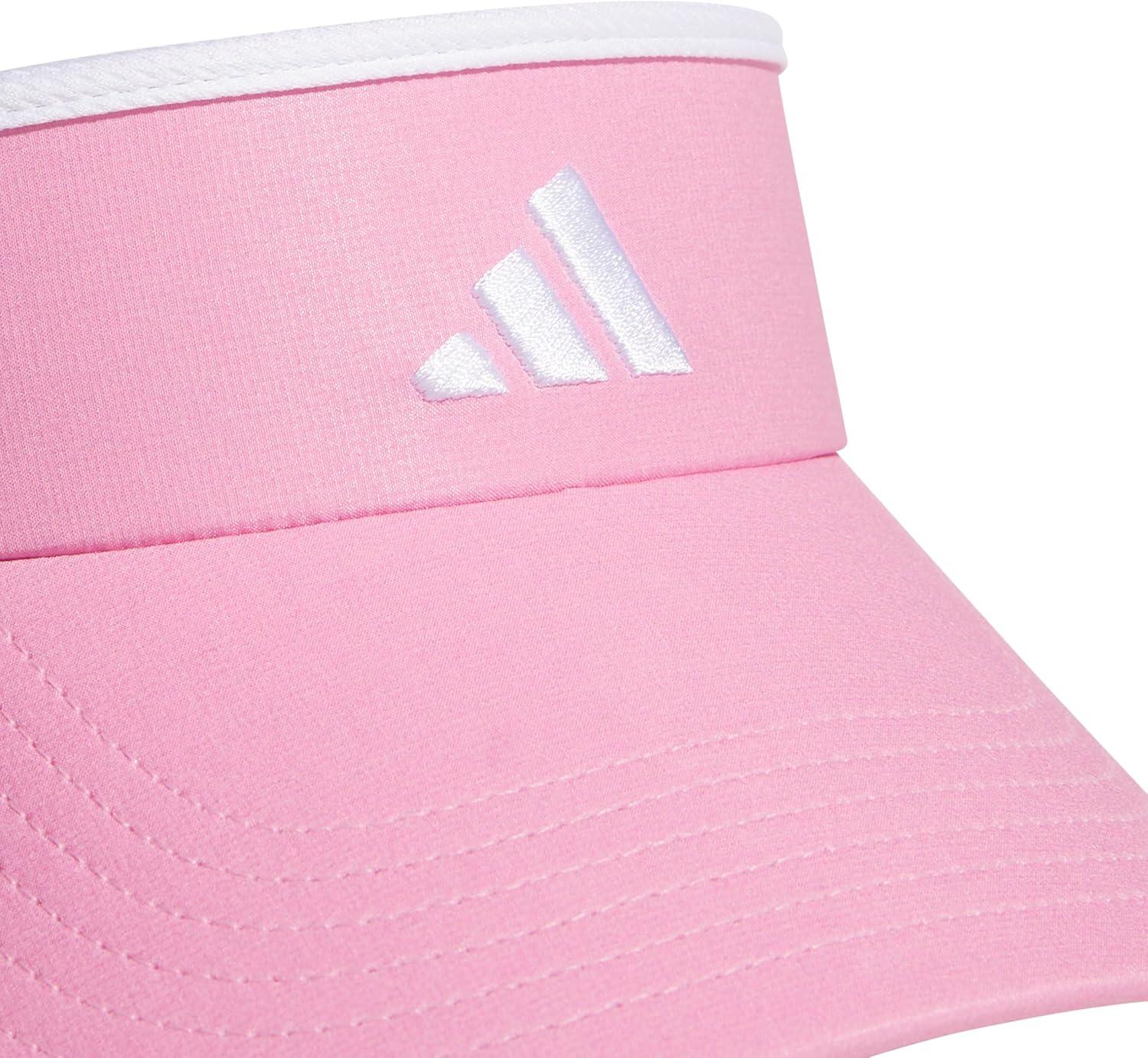 imageadidas Womens Visor Match Athletic Clipon Sun Hat for Sport ampamp TrainingTropic BloomWhite20