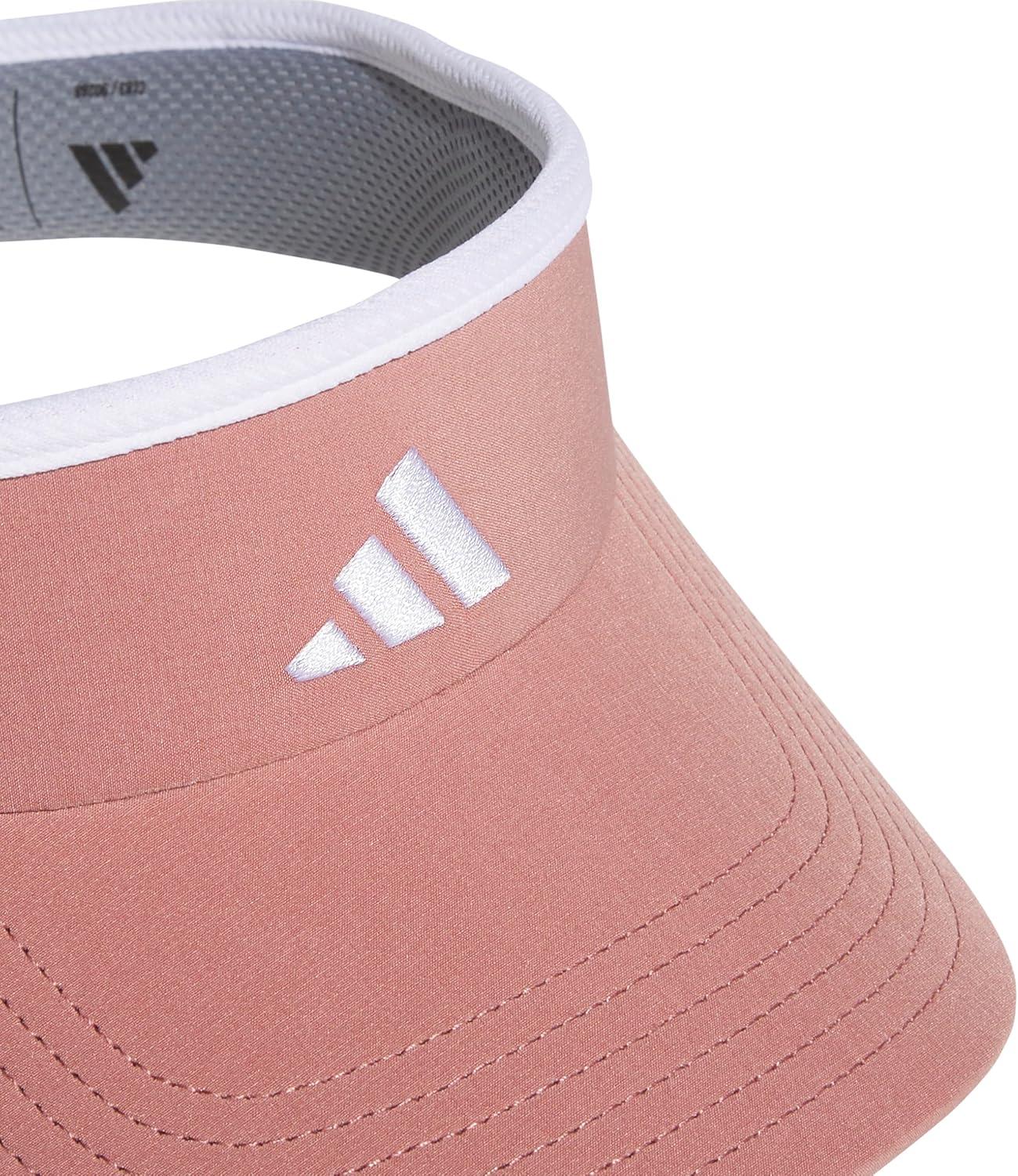 imageadidas Womens Visor Match Athletic Clipon Sun Hat for Sport ampamp TrainingWarm Clay PinkWhite20