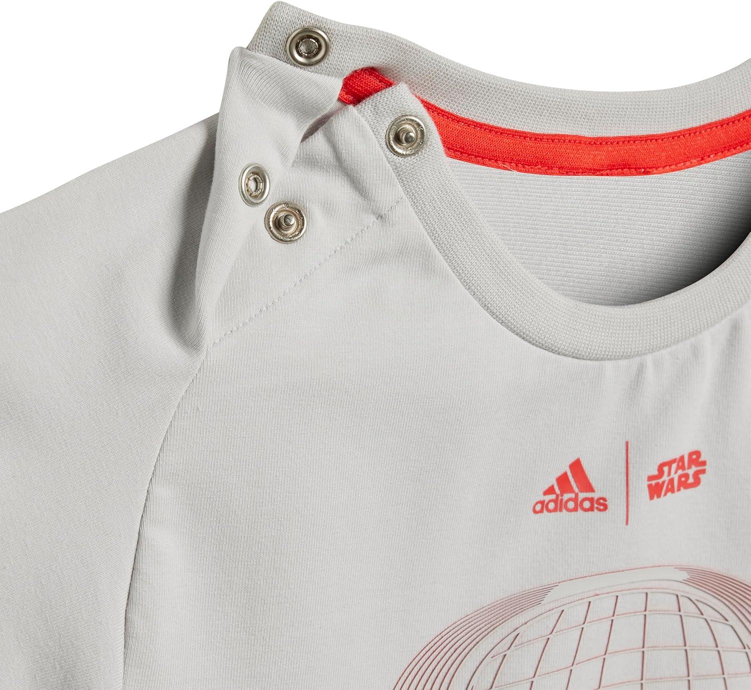 imageadidas boys Star Wars Tshirt SetGreyBright Red