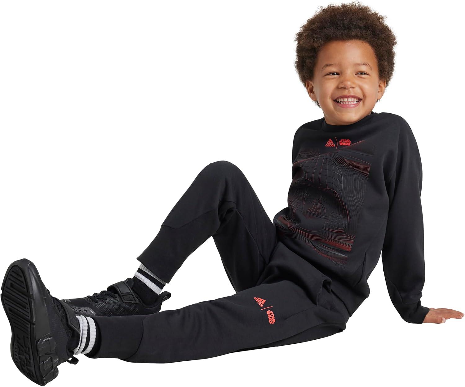 imageadidas boys Star Wars Zne Jogger SetBlackBright Red