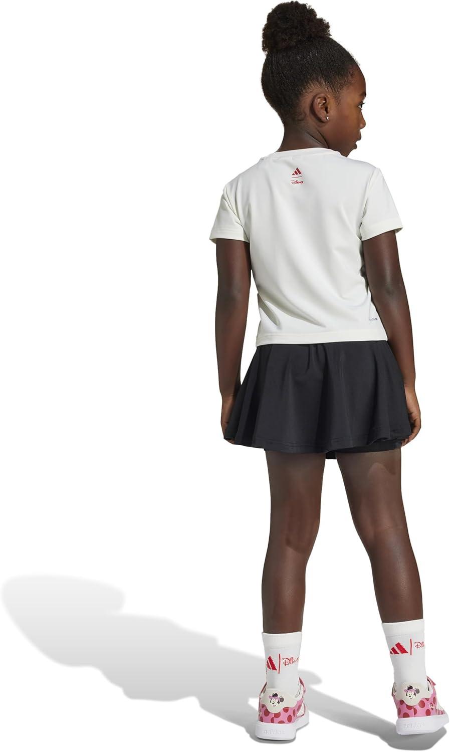 imageadidas girls Disney Tshirt SetMinnie MouseOff WhitePink FusionPure Ruby