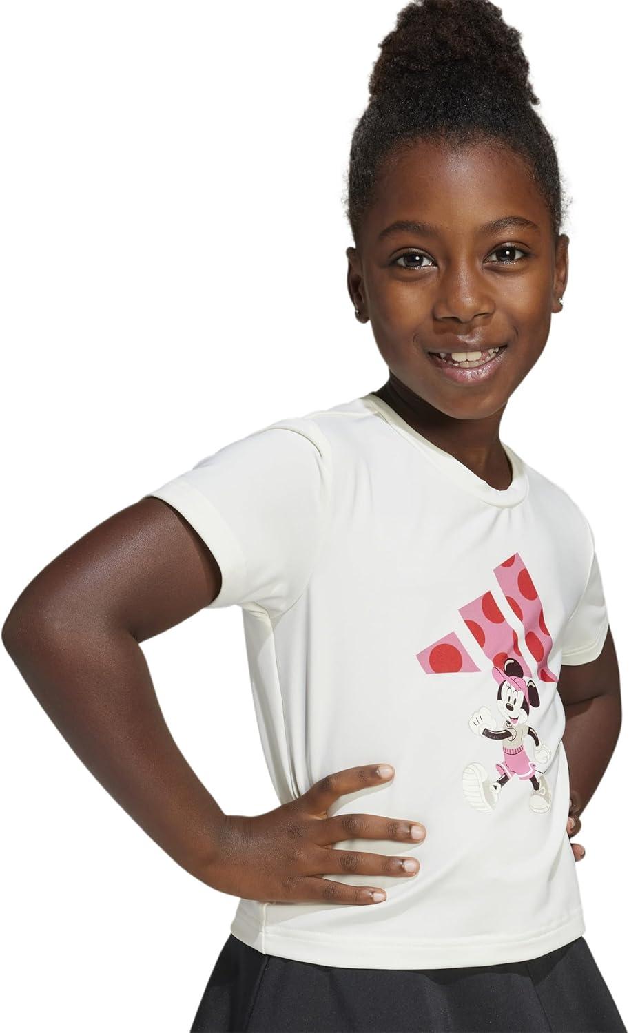 imageadidas girls Disney Tshirt SetMinnie MouseOff WhitePink FusionPure Ruby