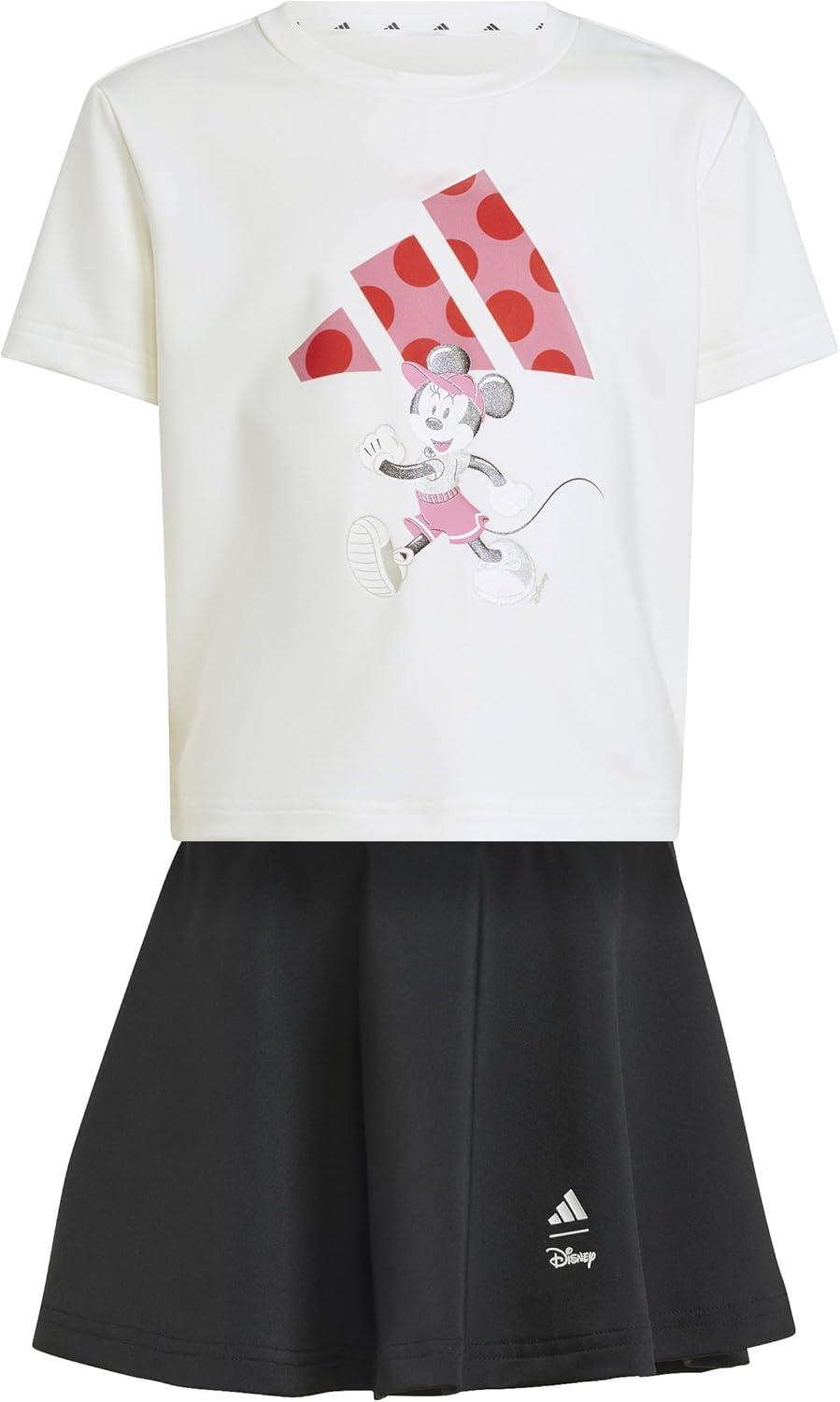 imageadidas girls Disney Tshirt SetMinnie MouseOff WhitePink FusionPure Ruby