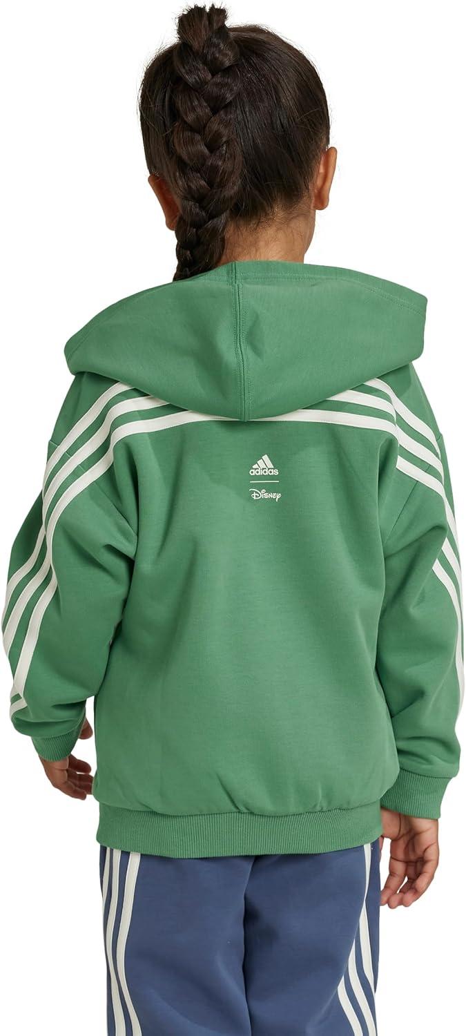 imageadidas unisexchild Disney Mickey Mouse SweatshirtPreloved GreenOff WhiteSemi Spark