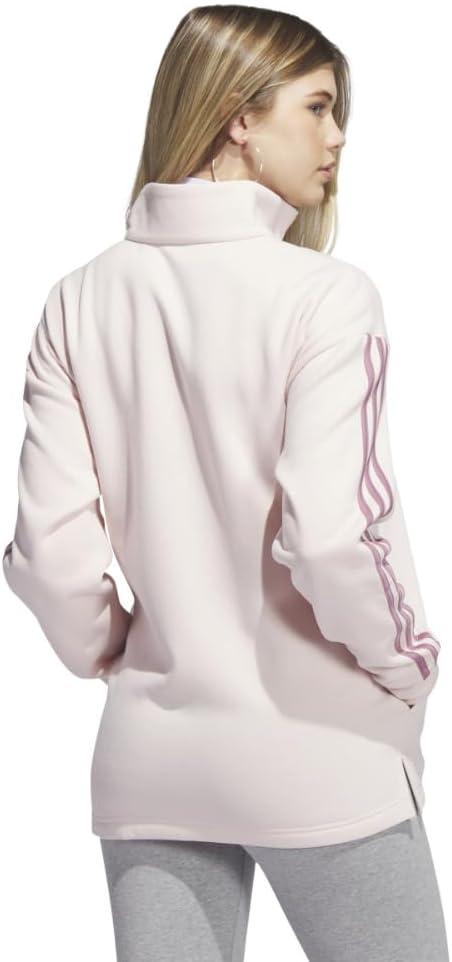 imageadidas womens Quarterzip Fleece SweatshirtWonder Quartz