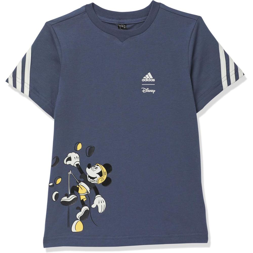 imageAdidas Boys Disney Mickey Mouse TShirtPreloved InkOff WhiteSemi Spark