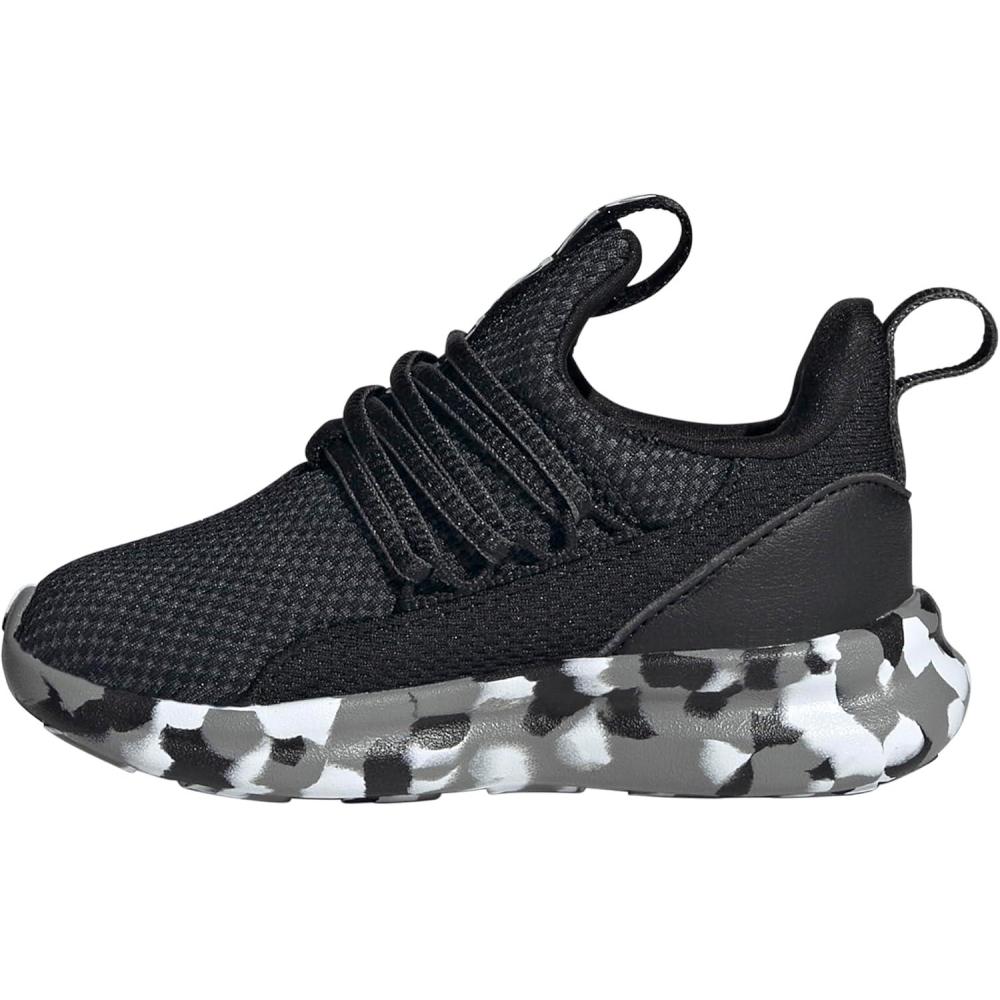 imageAdidas UnisexChild Lite Racer Adapt 70 SneakerBlackBlackCamo Grey