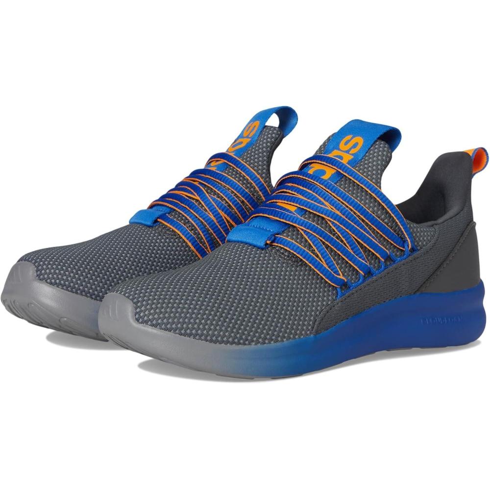 imageAdidas UnisexChild Lite Racer Adapt 70 SneakerGreyTeam Royal BlueCrew Orange